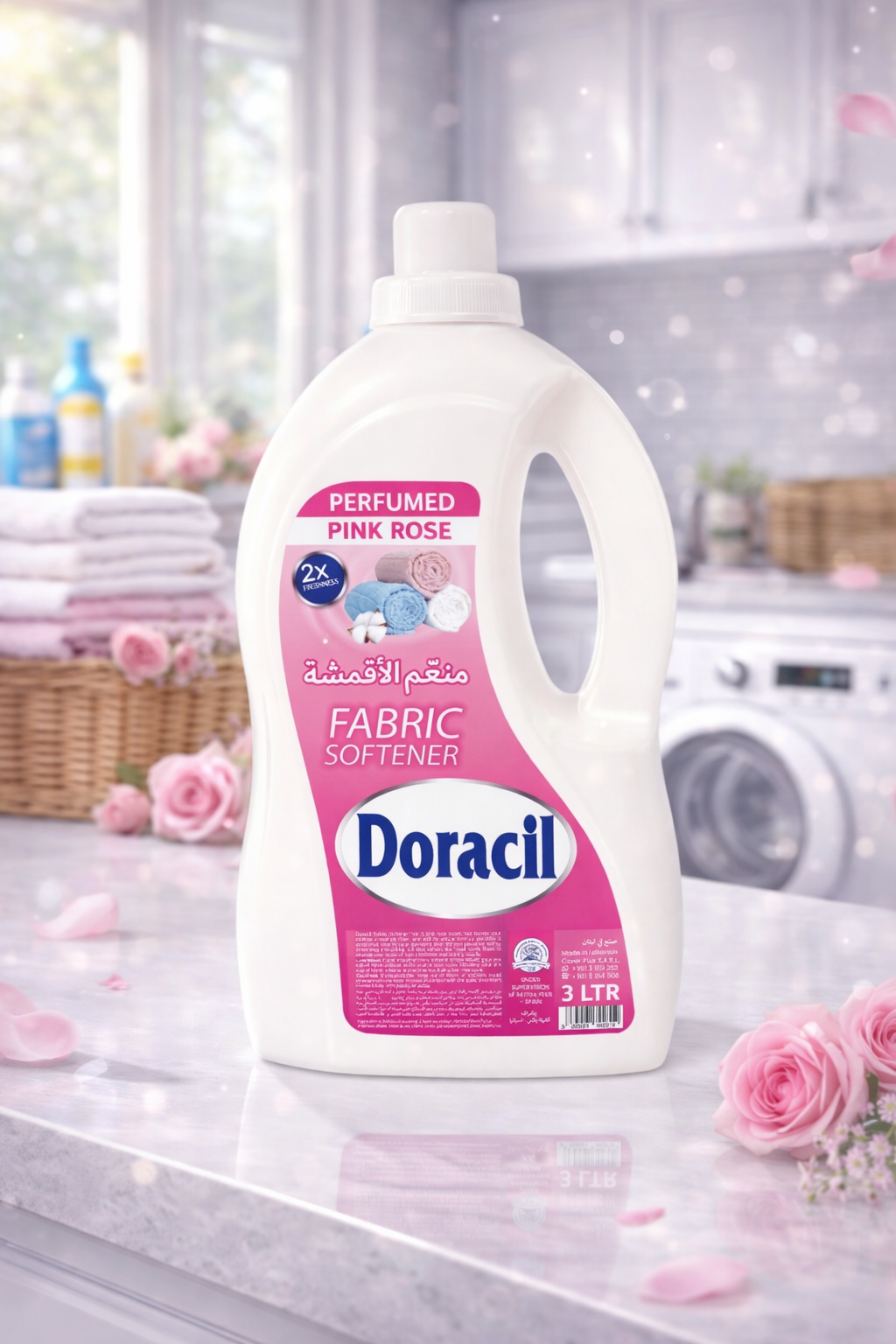 Doracil Perfumed Pink Rose Fabric Softener